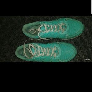 Teal sneakers
